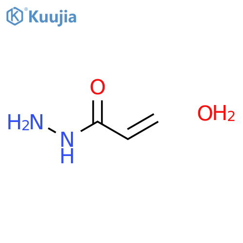 2-Propenoic acid, hydrazide, monohydrate structure