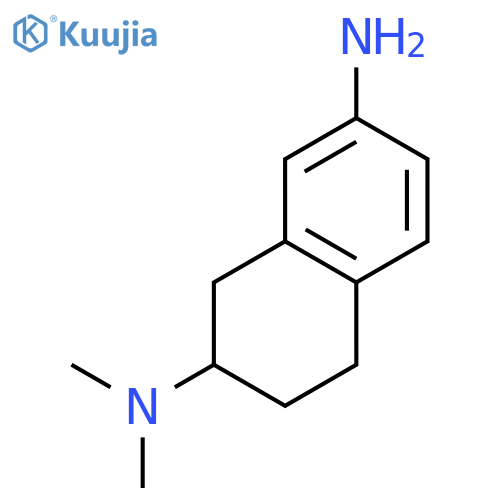 2,7-Naphthalenediamine, 1,2,3,4-tetrahydro-N2,N2-dimethyl- structure