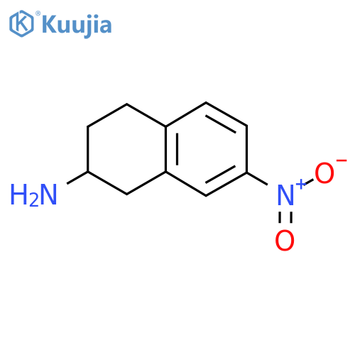 7-Nitro-1,2,3,4-tetrahydronaphthalen-2-amine structure