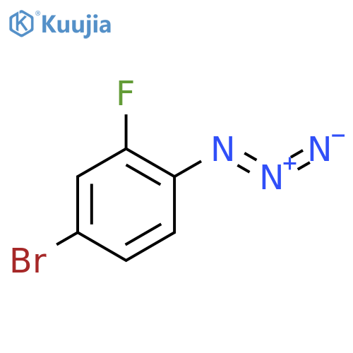 1-azido-4-bromo-2-fluorobenzene structure