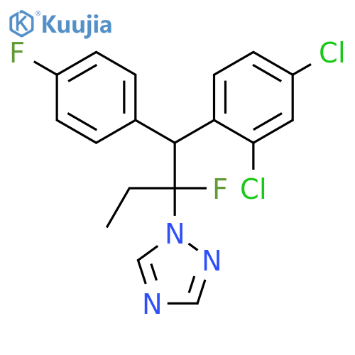 1H-1,2,4-Triazole, 1-[1-[(2,4-dichlorophenyl)(4-fluorophenyl)methyl]-1-fluoropropyl]- structure