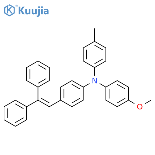 Benzenamine,4-(2,2-diphenylethenyl)-N-(4-methoxyphenyl)-N-(4-methylphenyl)- structure