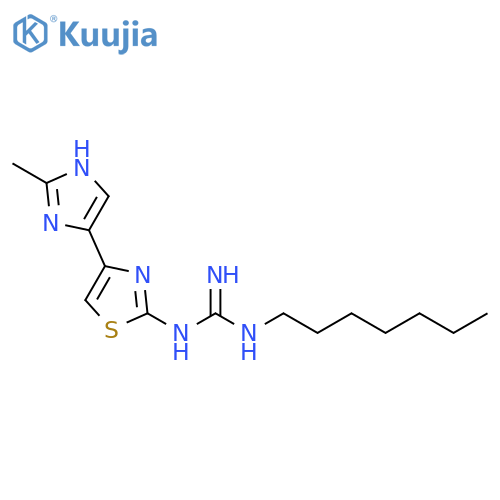 GUANIDINE, N-HEPTYL-N'-[4-(2-METHYL-1H-IMIDAZOL-4-YL)-2-THIAZOLYL]- structure