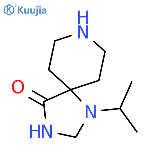 1-propan-2-yl-1,3,8-triazaspiro[4.5]decan-4-one structure