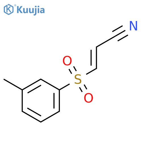 3-(m-Tolylsulfonyl)acrylonitrile structure