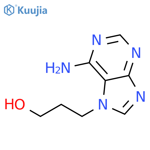 6-amino-7H-Purine-7-propanol structure