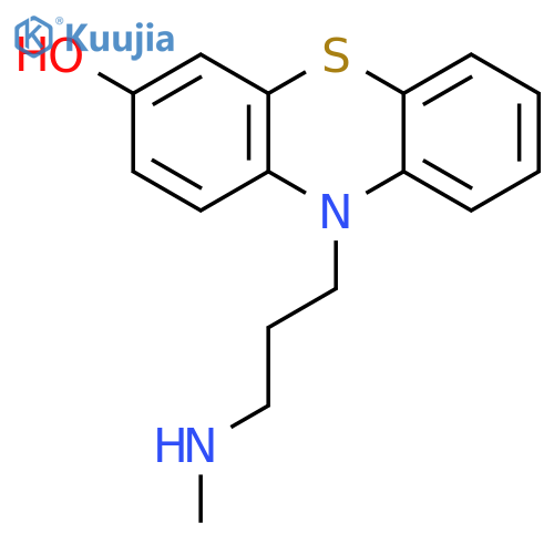 10H-Phenothiazin-3-ol,10-[3-(methylamino)propyl]- structure