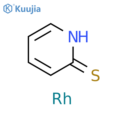 2(1H)-Pyridinethione, rhodium(3+) salt (4:1) structure