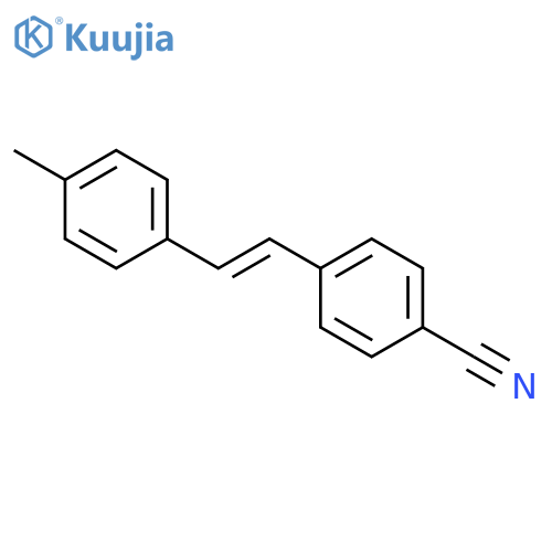 Benzonitrile, 4-[(1E)-2-(4-methylphenyl)ethenyl]- structure