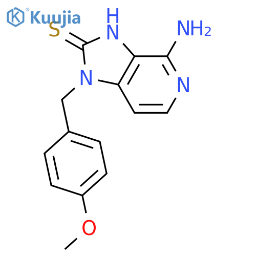 4-Amino-1-(4-methoxybenzyl)-1H-imidazo[4,5-c]pyridine-2(3H)-thione structure