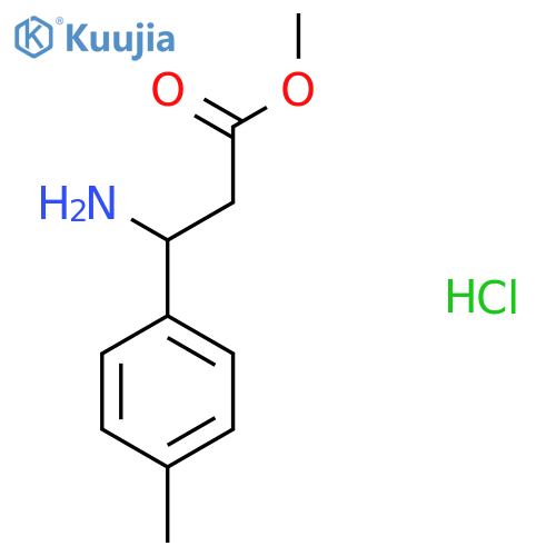 Methyl 3-Amino-3-(p-tolyl)propanoate Hydrochloride structure