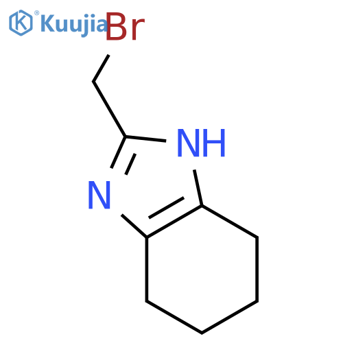2-(bromomethyl)-4,5,6,7-tetrahydro-1H-Benzimidazole structure