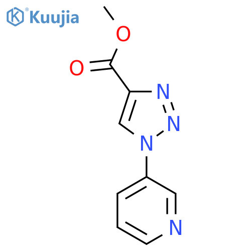 Methyl 1-(pyridin-3-yl)-1H-1,2,3-triazole-4-carboxylate structure