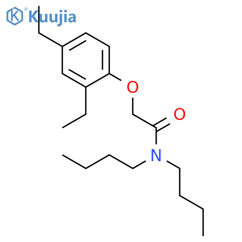 Acetamide, N,N-dibutyl-2-(2,4-diethylphenoxy)- structure