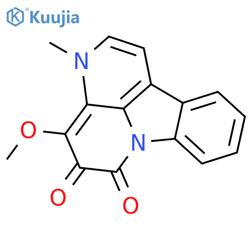 3H-Indolo[3,2,1-de][1,5]naphthyridine-5,6-dione,4-methoxy-3-methyl- structure
