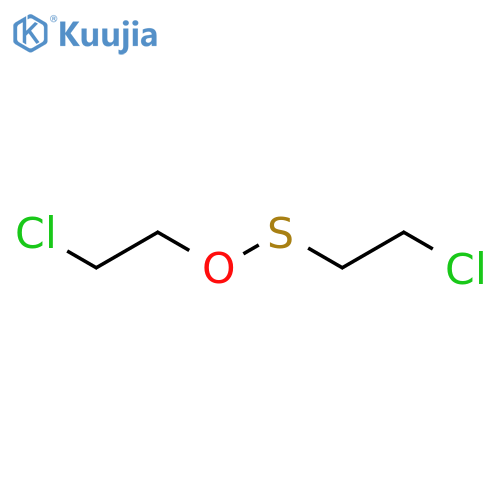 Ethanesulfenic acid, 2-chloro-, 2-chloroethyl ester structure