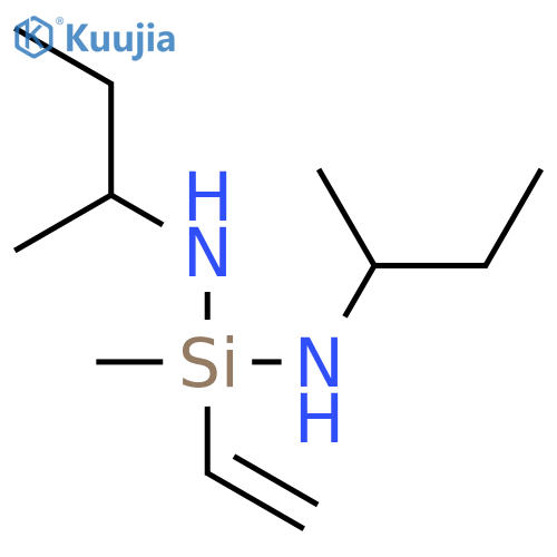 Silanediamine, 1-ethenyl-1-methyl-N,N'-bis(1-methylpropyl)- structure