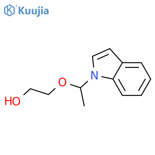 Ethanol,2-[2-(1H-indol-1-yl)ethoxy]- structure