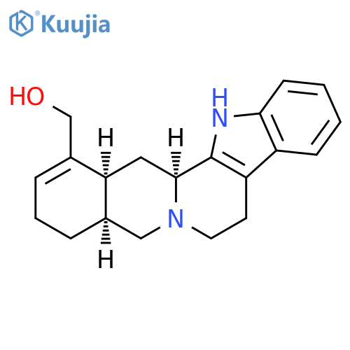 Yohimban-16-methanol,16,17-didehydro-, (20a)-(?脿)- (9CI) structure