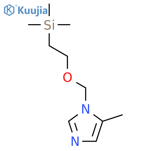 1H-Imidazole, 5-methyl-1-[[2-(trimethylsilyl)ethoxy]methyl]- structure