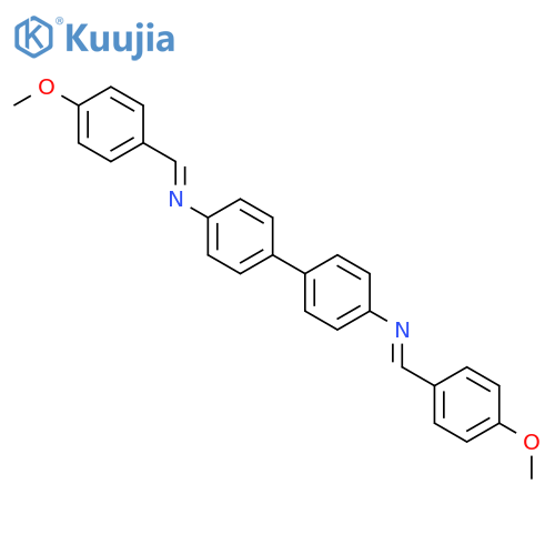[1,1'-Biphenyl]-4,4'-diamine,N4,N4'-bis[(4-methoxyphenyl)methylene]- structure