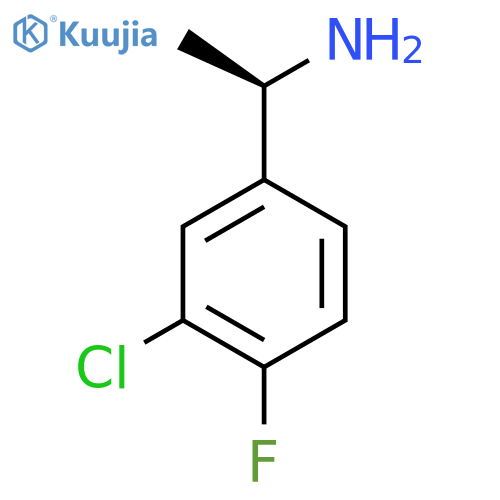 (1R)-1-(3-chloro-4-fluorophenyl)ethan-1-amine structure