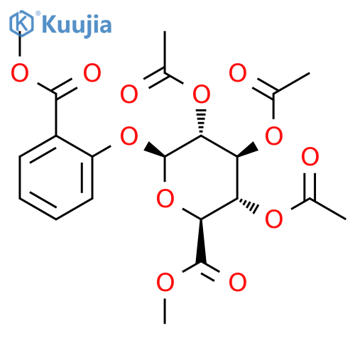 Methyl Salicylate b-D-O-Glucuronide Triacetate Methyl Ester structure