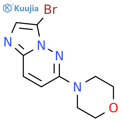 4-(3-Bromoimidazo1,2-bpyridazin-6-yl)morpholine structure