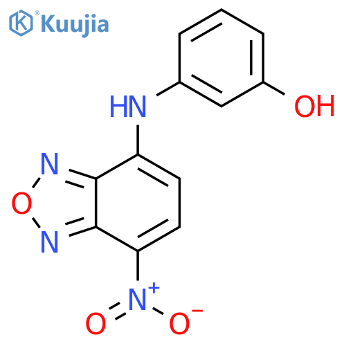 Phenol, 3-[(7-nitro-2,1,3-benzoxadiazol-4-yl)amino]- structure