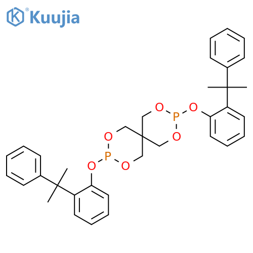 2,4,8,10-Tetraoxa-3,9-diphosphaspiro[5.5]undecane, 3,9-bis[2-(1-methyl-1-phenylethyl)phenoxy]- structure