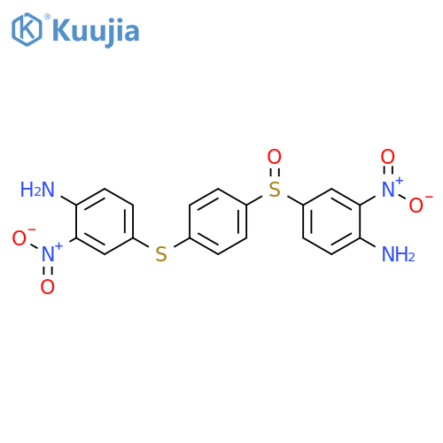 Benzenamine, 4-[[4-[(4-amino-3-nitrophenyl)sulfinyl]phenyl]thio]-2-nitro- structure