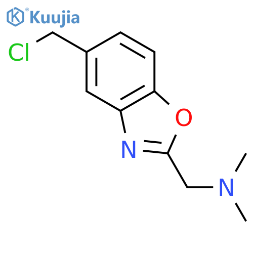 2-Benzoxazolemethanamine, 5-(chloromethyl)-N,N-dimethyl- structure