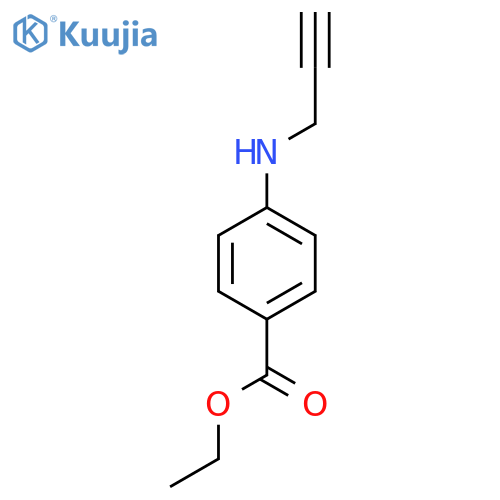 Ethyl 4-(prop-2-ynylamino)benzoate structure