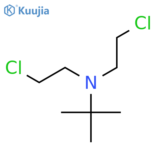 2-Propanamine,N,N-bis(2-chloroethyl)-2-methyl- structure