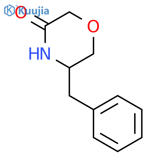 (5S)-5-benzylmorpholin-3-one structure