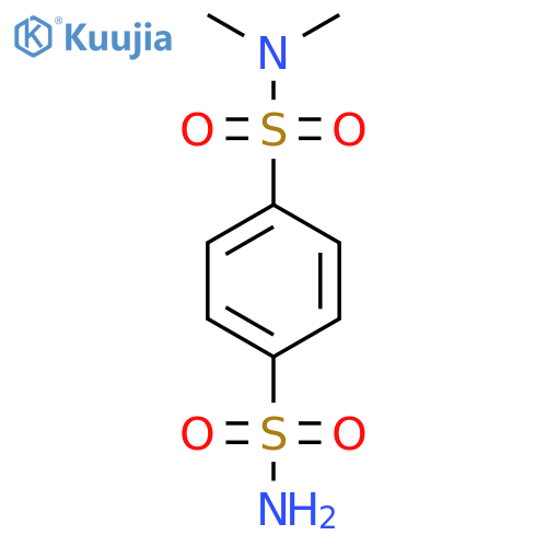 N1,N1-dimethylbenzene-1,4-disulfonamide structure