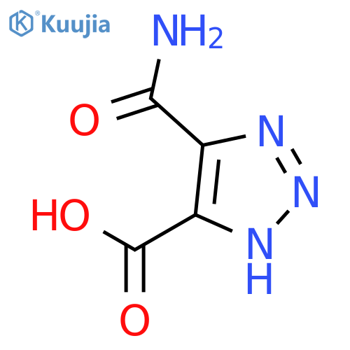 1H-1,2,3-Triazole-5-carboxylicacid, 4-(aminocarbonyl)- structure