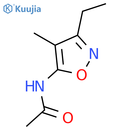 Acetamide,N-(3-ethyl-4-methyl-5-isoxazolyl)- structure