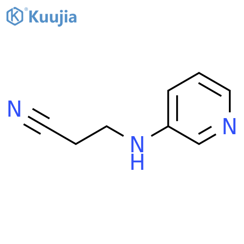 3-(Pyridin-3-ylamino)propanenitrile structure