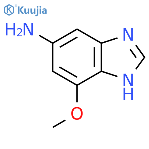 1H-Benzimidazol-5-amine,7-methoxy- structure