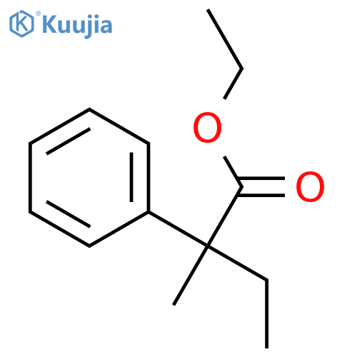 2-METHYL-2-PHENYL-BUTYRIC ACID ETHYL ESTER structure