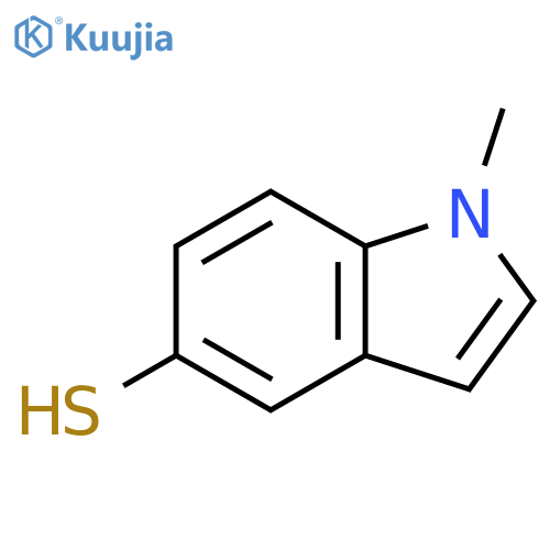 1-methyl-1H-Indole-5-thiol structure