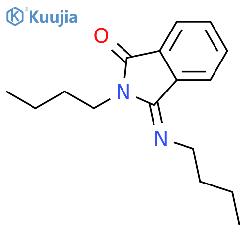 1H-Isoindol-1-one,2-butyl-3-(butylimino)-2,3-dihydro- structure