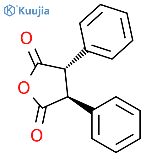 Dihydro-3,4-diphenyl-2,5-furandione; structure