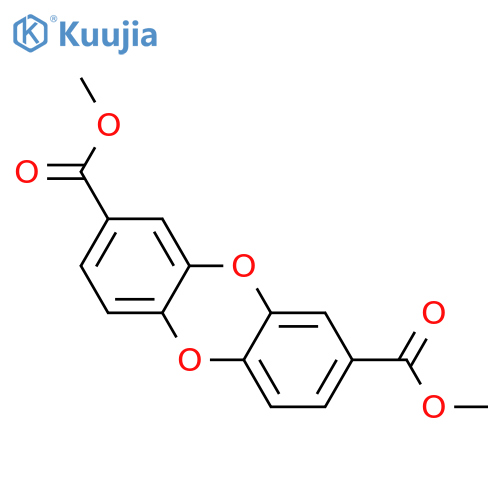 Dibenzo[b,e][1,4]dioxin-2,8-dicarboxylic acid; Di-Me ester structure