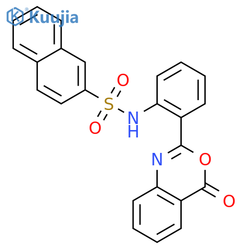 N-2-(4-Oxo-4H-3,1-benzoxazin-2-yl)phenyl-2-naphthalenesulfonamide structure
