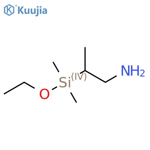 1-Amino-2-(dimethylethoxysilyl)propane structure