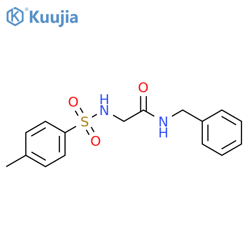 Acetamide, 2-[[(4-methylphenyl)sulfonyl]amino]-N-(phenylmethyl)- structure