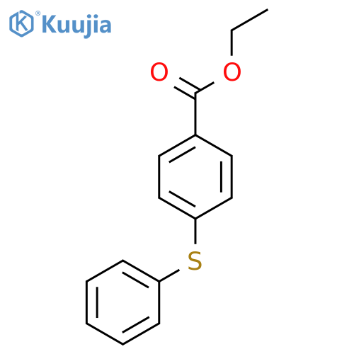 Benzoic acid,4-(phenylthio)-, ethyl ester structure