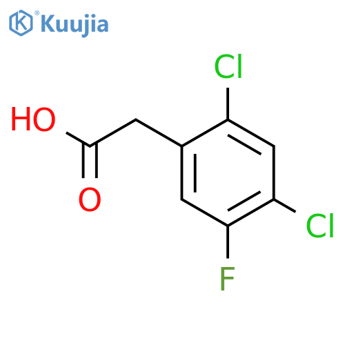 2,4-DICHLORO-5-FLUOROPHENYLACETIC ACID structure
